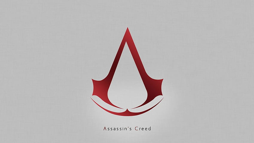 light, video games, minimalistic, Altair, assassins, red, Assassin's Creed Symbol HD wallpaper