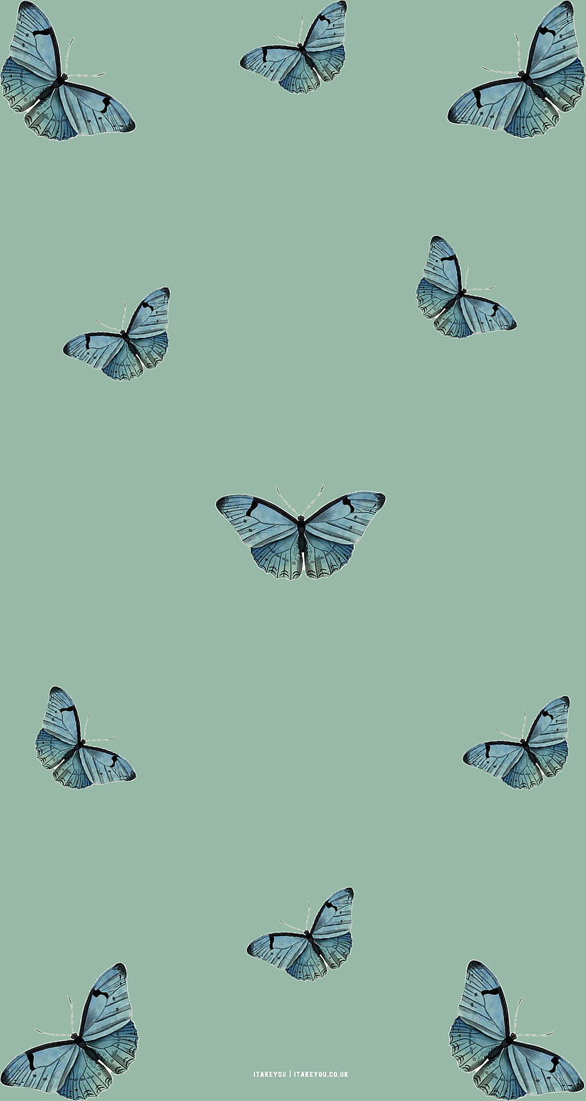 Sage Green Minimalist สำหรับโทรศัพท์: Butterfly Butterfly I Take You อ่านงานแต่งงาน ไอเดียงานแต่งงาน ชุดแต่งงานสีเขียว Minimalist Aesthetic วอลล์เปเปอร์โทรศัพท์ HD