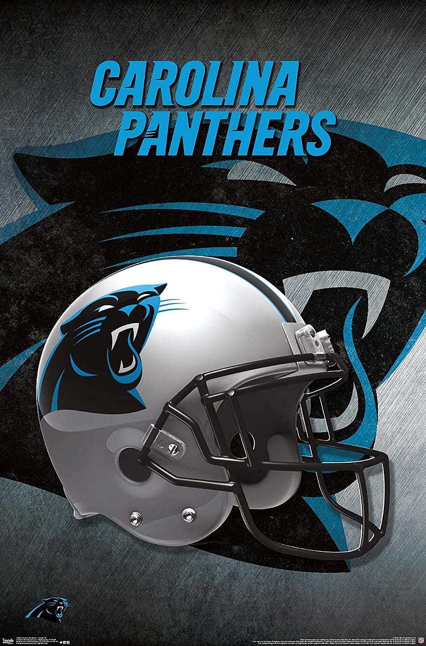 Trends International NFL Carolina Panthers - Helmet 16 Wall Poster, 22.375 x 34, Premium Unframed Version : Everything Else HD phone wallpaper