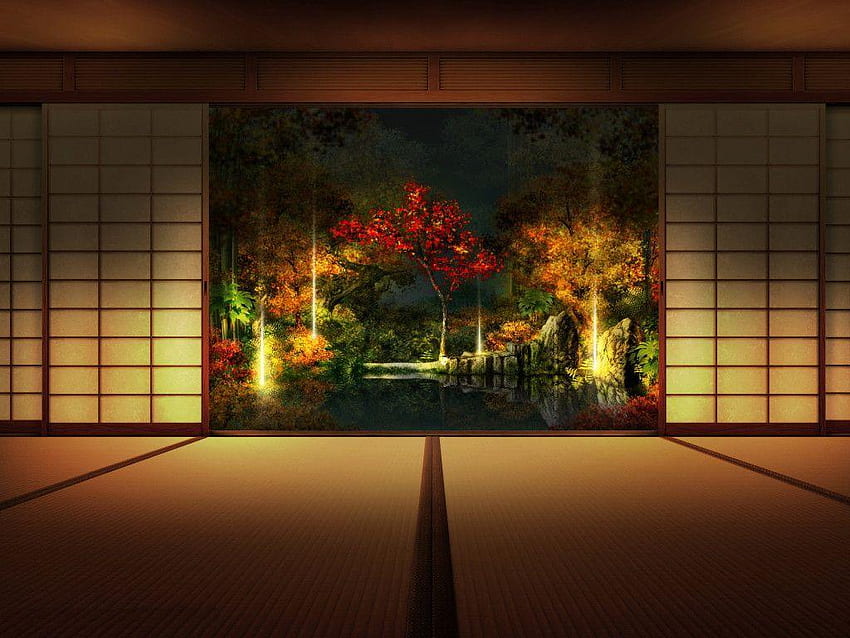 Samurai Dojo HD wallpaper