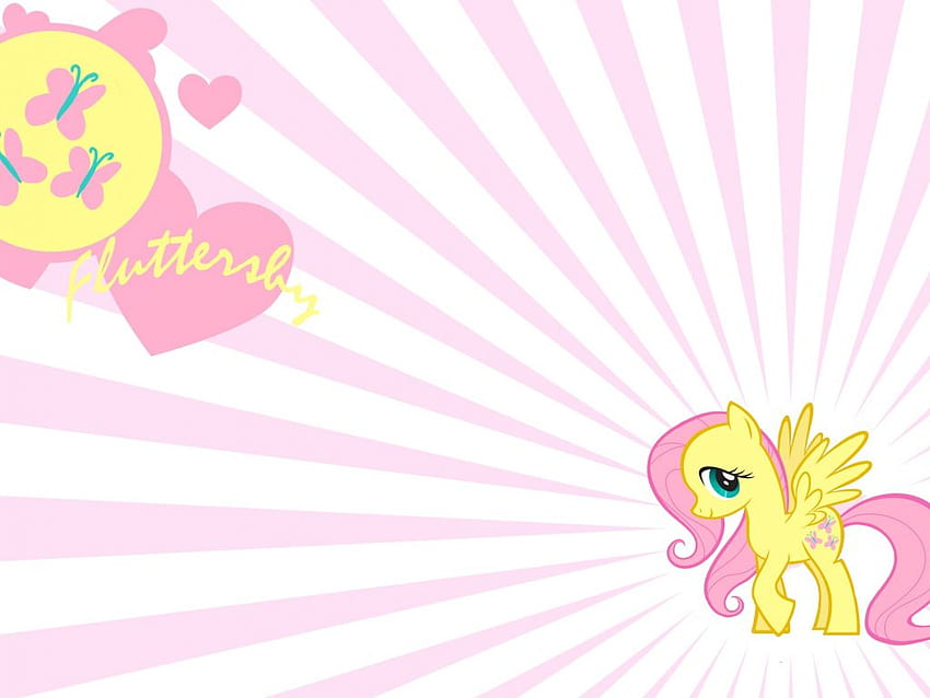 Fluttershy untuk layar Anda atau ponsel dan mudah, My Little Pony Fluttershy Wallpaper HD