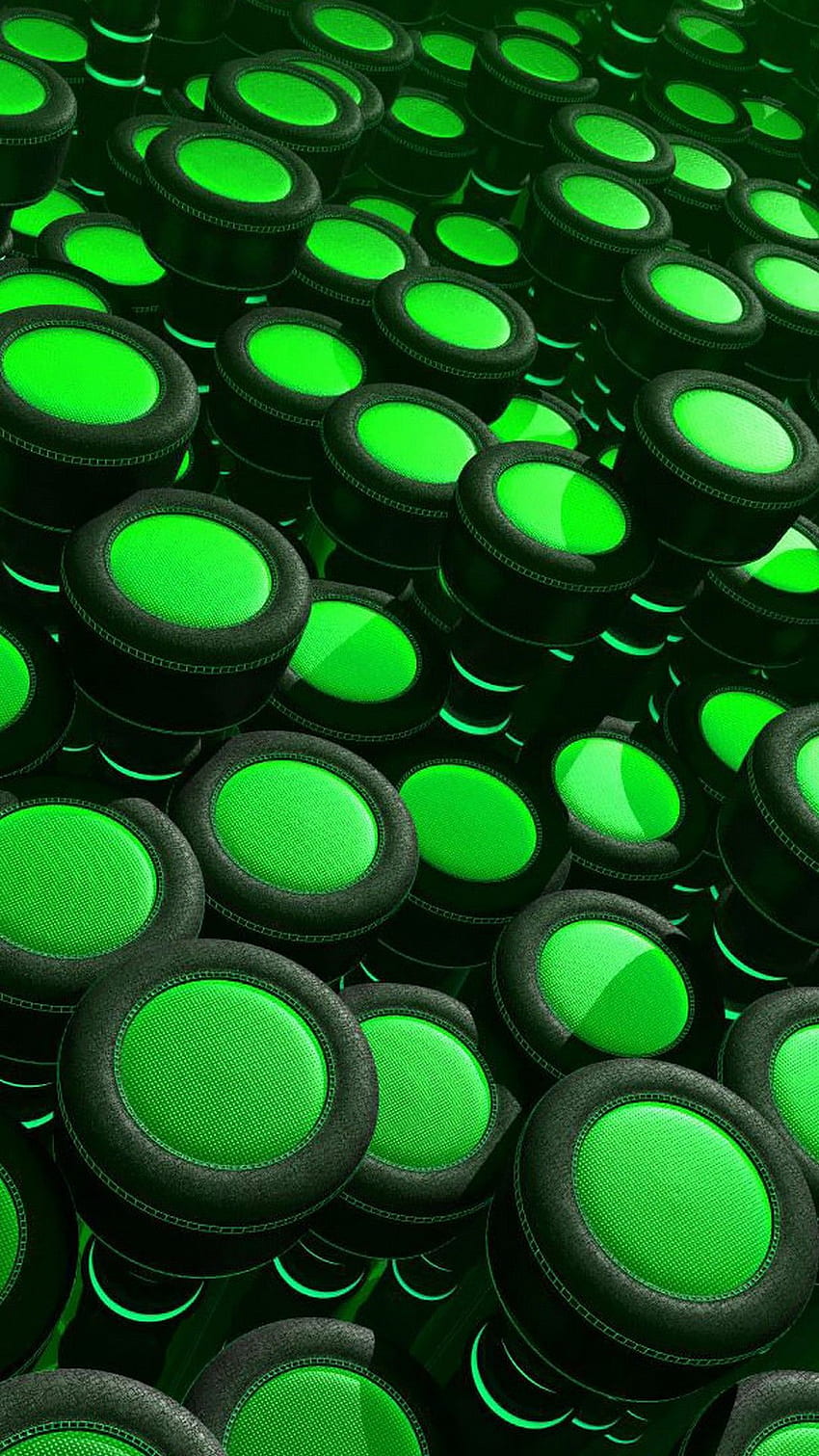 3d neon green wallpaper