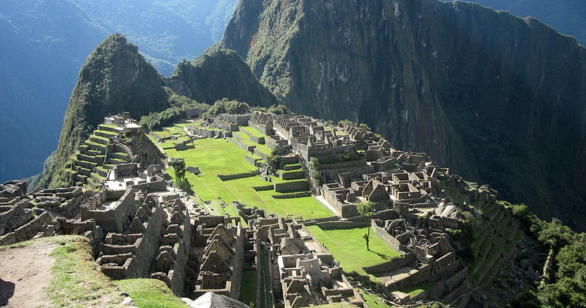 マチュピチュウルトラ。 ピチュ、マチュピチュ、インカ道路システム、ペルー 高画質の壁紙