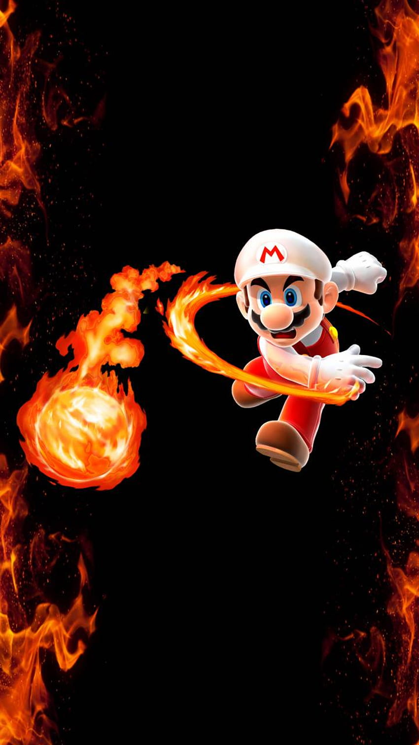 Mario Fireball Edge HD phone wallpaper