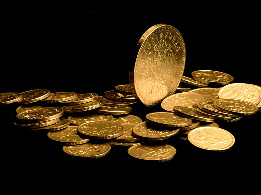 Argent 25 sur 27 – de l'argent avec des pièces d'or - . . Haute résolution Fond d'écran HD