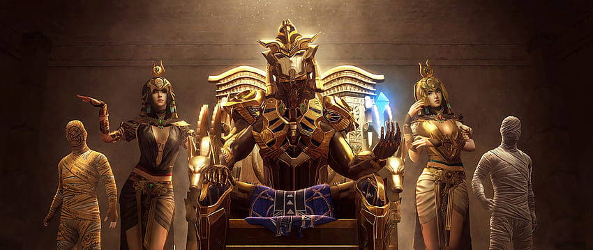 PUBG MOBILE , Anzug Golden Pharao X, Spiele, PUBG Mumie HD-Hintergrundbild