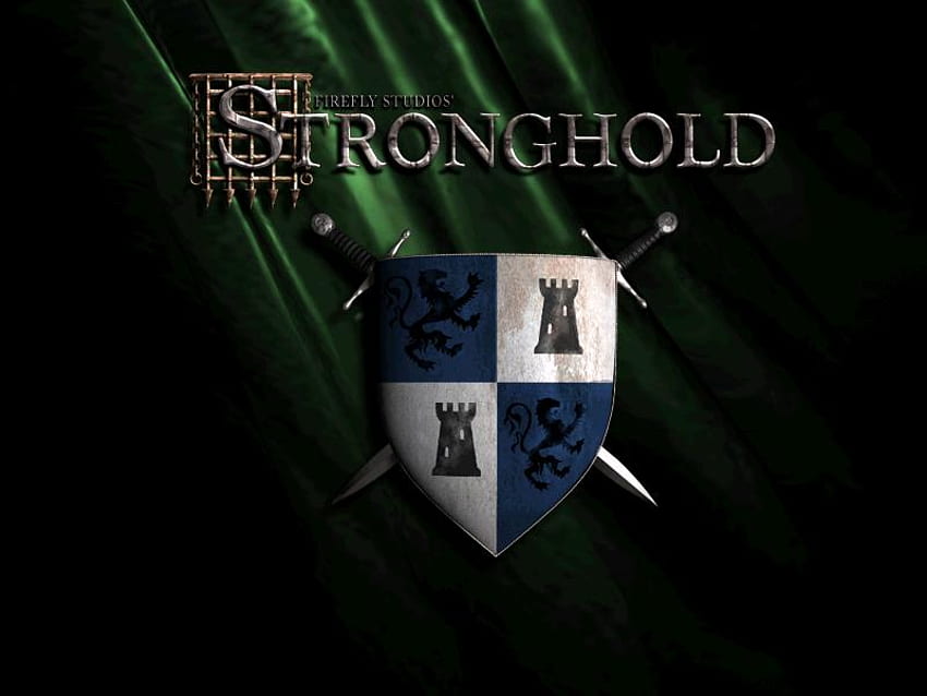 Stronghold, crest, fantasy, weapon, graphics, strategy, dark age, armor HD wallpaper
