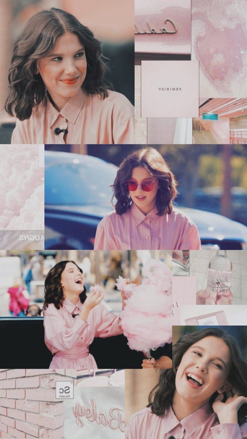 Here is your Millie bobby brown pastel aesthetic wallpa HD phone wallpaper