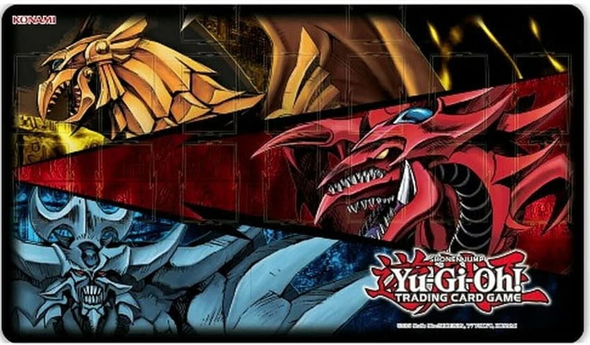 YuGiOh Trading Card Game Card Supplies Egyptian Gods Playmat Konami HD тапет