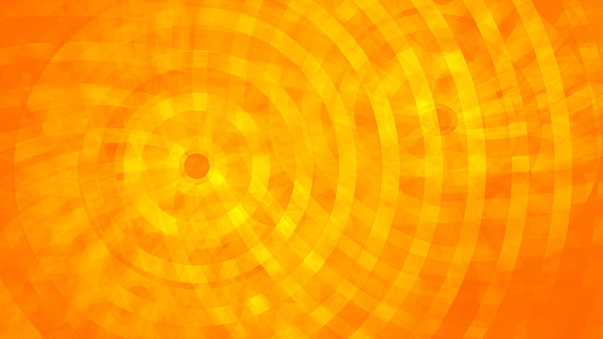 Abstraksi Cincin Lingkaran Oranye Kuning Abstrak Wallpaper HD