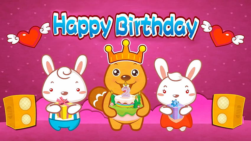 Happy Birtay Song. Happy Birtay to You Kids Dance Song, Cute Birtay Cartoon  HD wallpaper | Pxfuel