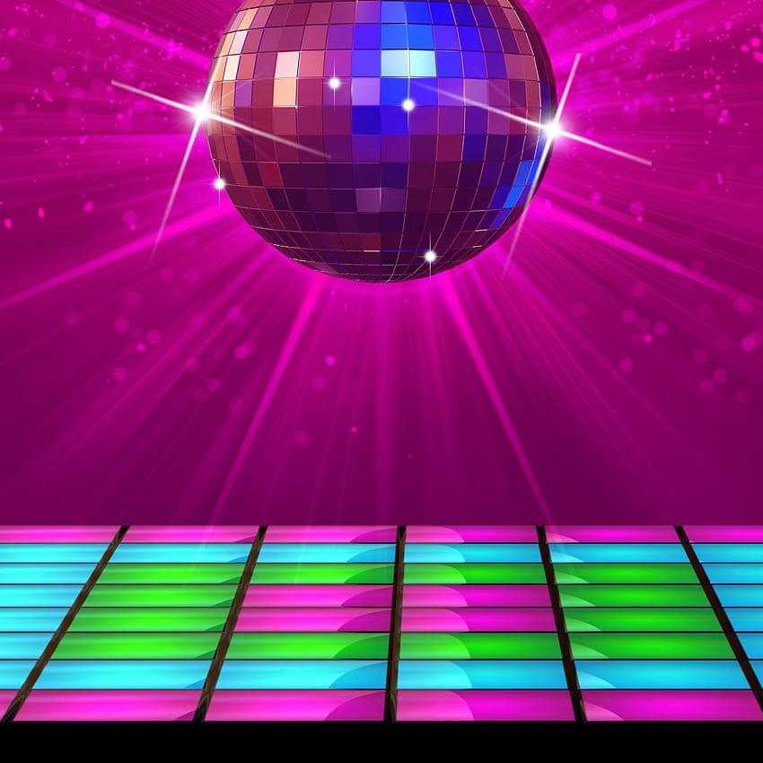 Dance Floor With Disco Ball, Disco Girl HD phone wallpaper