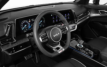 2022, Kia Sportage GT-Line, , interior view, interior, dashboard, new Sportage 2022 interior, Sportage GT-Line, Korean cars, Kia HD wallpaper