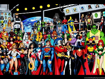 Jla dc comics fanpop background HD wallpapers | Pxfuel