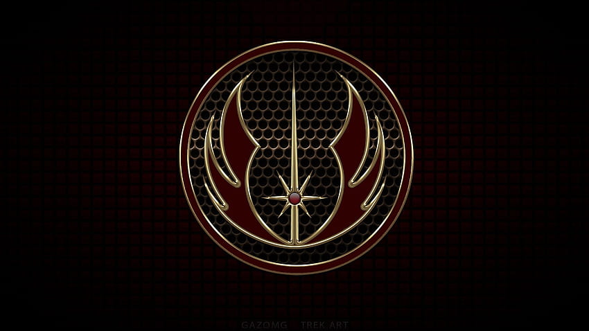 Logotipo de Jedi de Star Wars, Jedi gris fondo de pantalla
