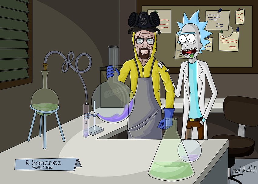 Rick and Morty x Breaking Bad : r/MobileWallpaper