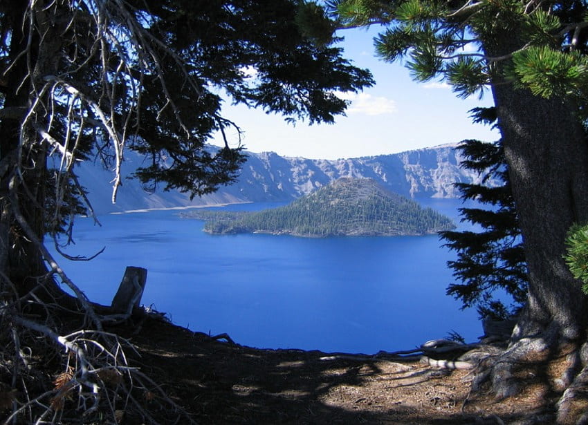 lake near a mountain, trees, nature, water, lake, mountain HD wallpaper