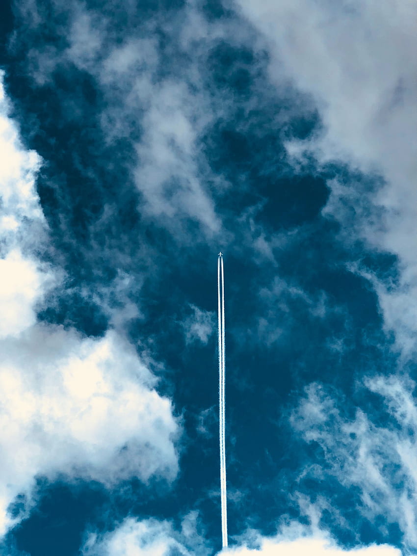 Natur, Wolken, Flug, Flugzeug, Flugzeug, Start HD-Handy-Hintergrundbild