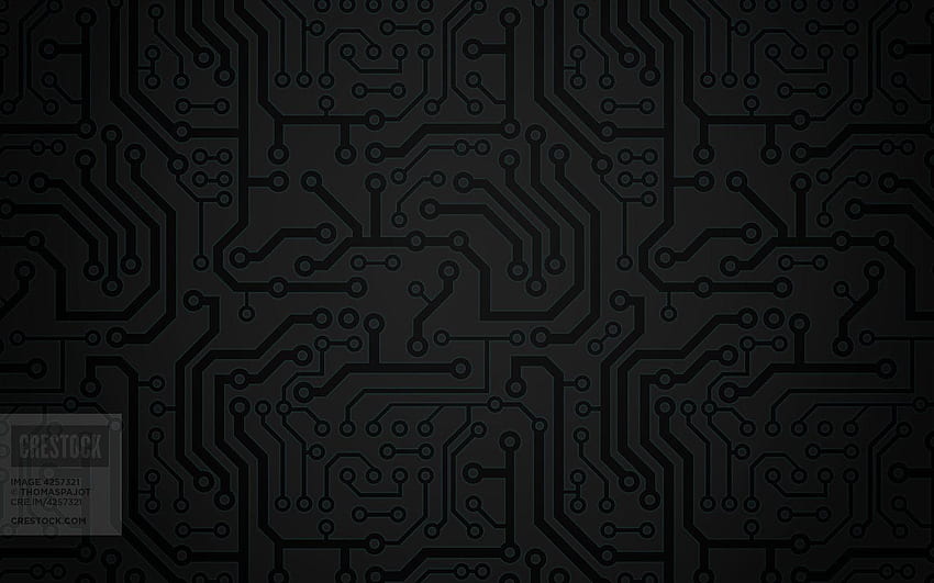 Circuit Board, Dark Circuit HD wallpaper