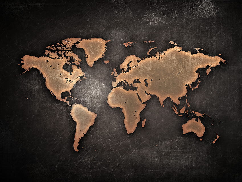 Weltkarte - Weltkarte malen, Weltkarte, Karte, Weltkarte abstrakt HD-Hintergrundbild