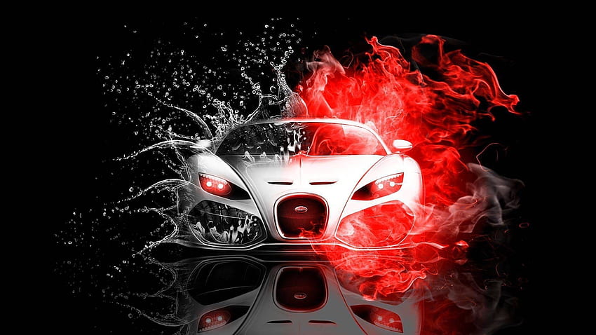 Rot Schwarz Weiß 2574 Hintergrund - Res, rotes und schwarzes Auto HD-Hintergrundbild