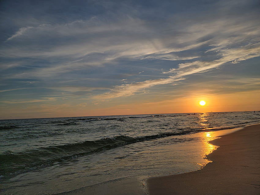 Destin Sunset3, florida, beach, sunset HD wallpaper