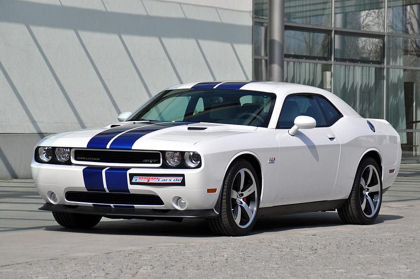 Dodge Challenger SRT8 392 Inaugural Edition By Geiger Cars, White Dodge Challenger HD wallpaper