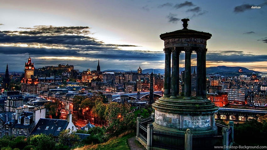 Edinburgh, Scotland World Background HD wallpaper