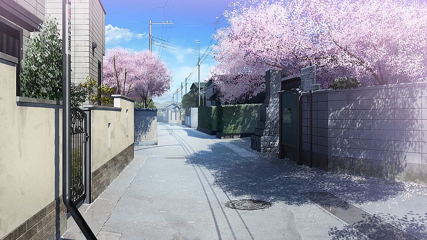 ArtStation  Street Arseniy Chebynkin  Anime city Anime scenery wallpaper  Scenery background