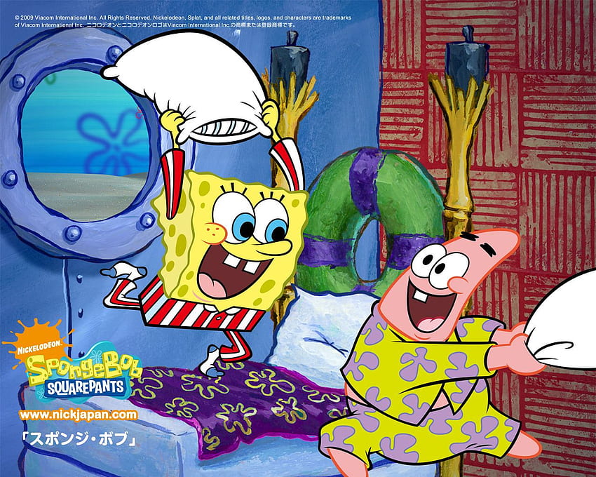 Pillow Fight - Spongebob Squarepants 11560360, Spongebob and Patrick HD wallpaper