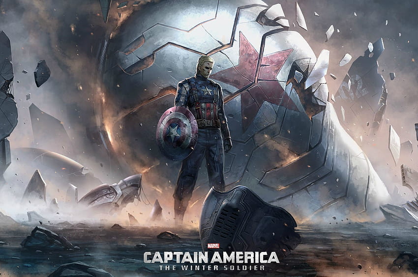 Captain America The Winter Soldier Seni Chromebook Pixel , , Latar Belakang, dan Wallpaper HD