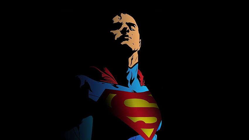 Superman, minimal, art HD wallpaper