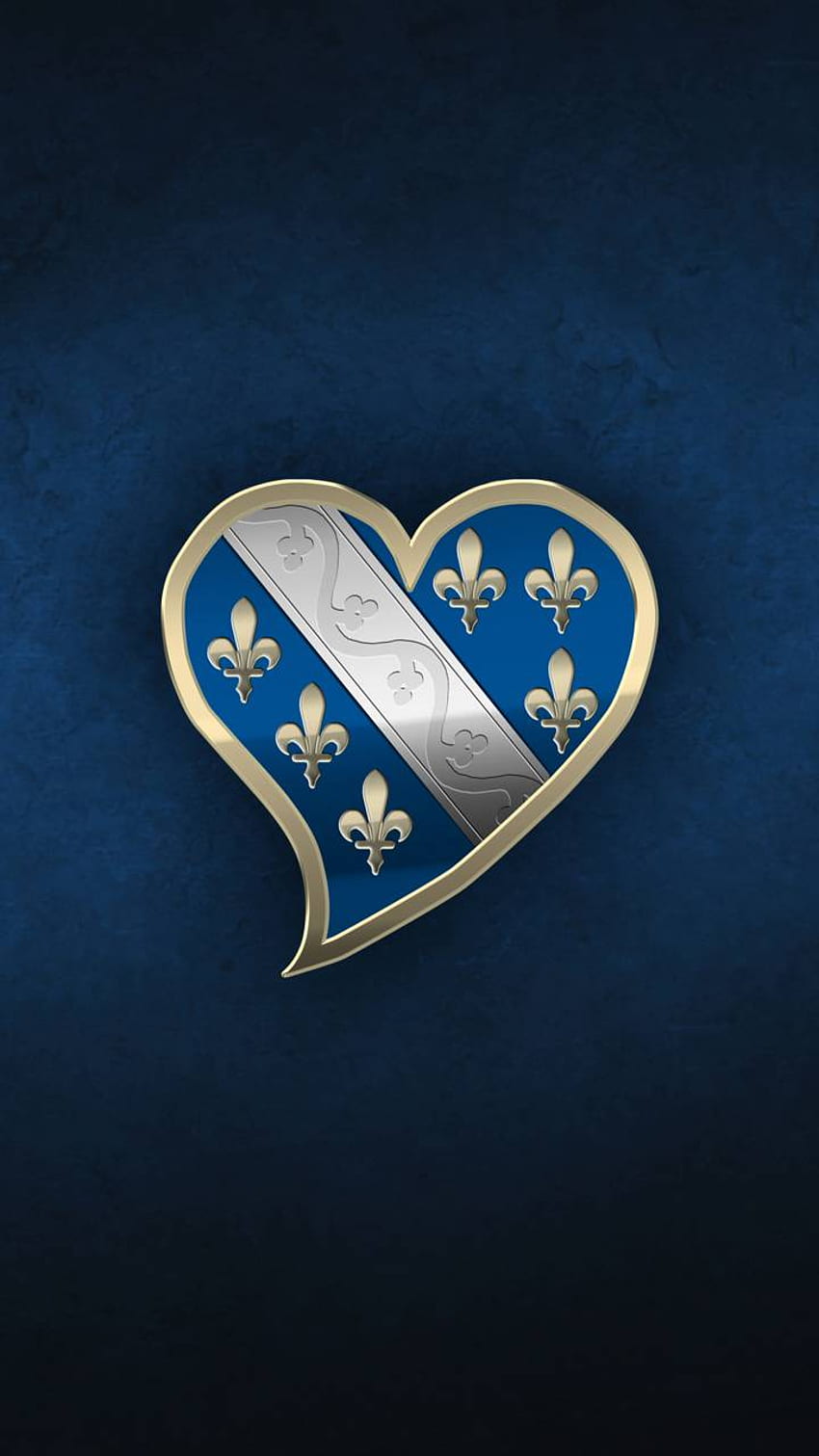 Bosnian Heart Blue HD phone wallpaper