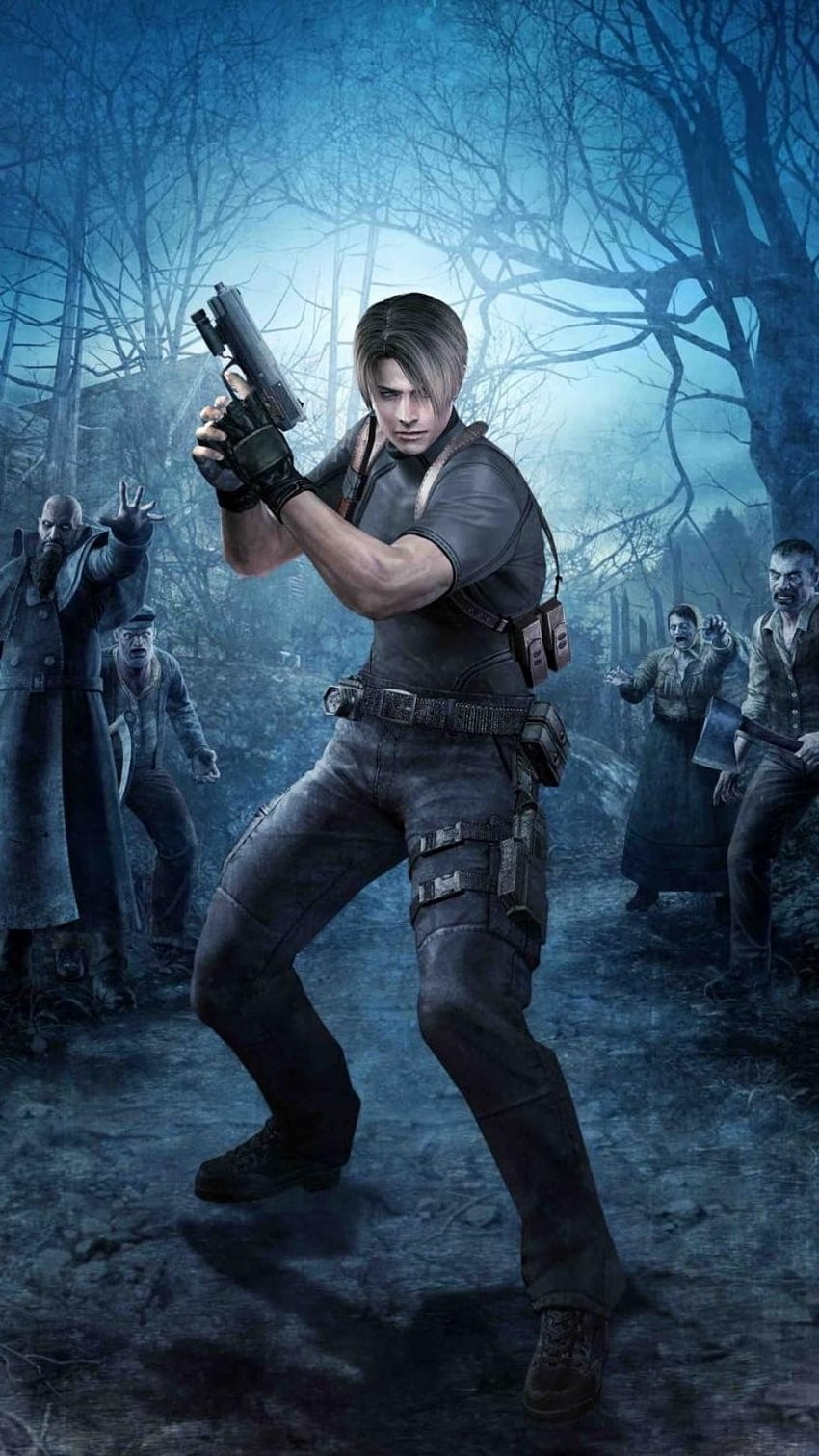 4K Leon Resident Evil 4 Remake Wallpaper 5021h