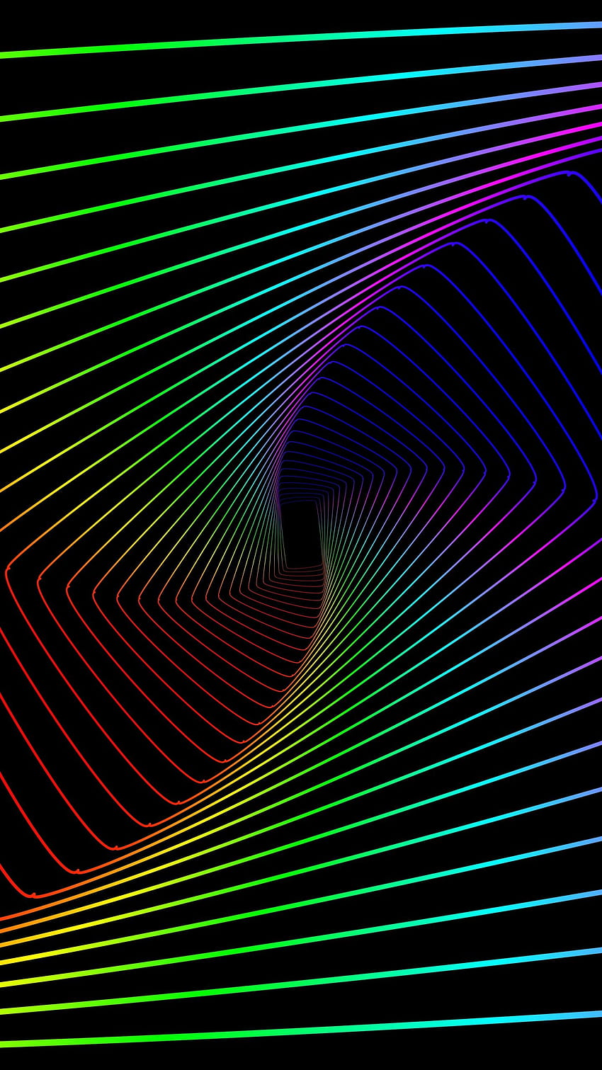 Colorful lines, swirl, abstract, minimal, . Abstract iphone , Abstract, Pop art, 1440X2560 HD phone wallpaper