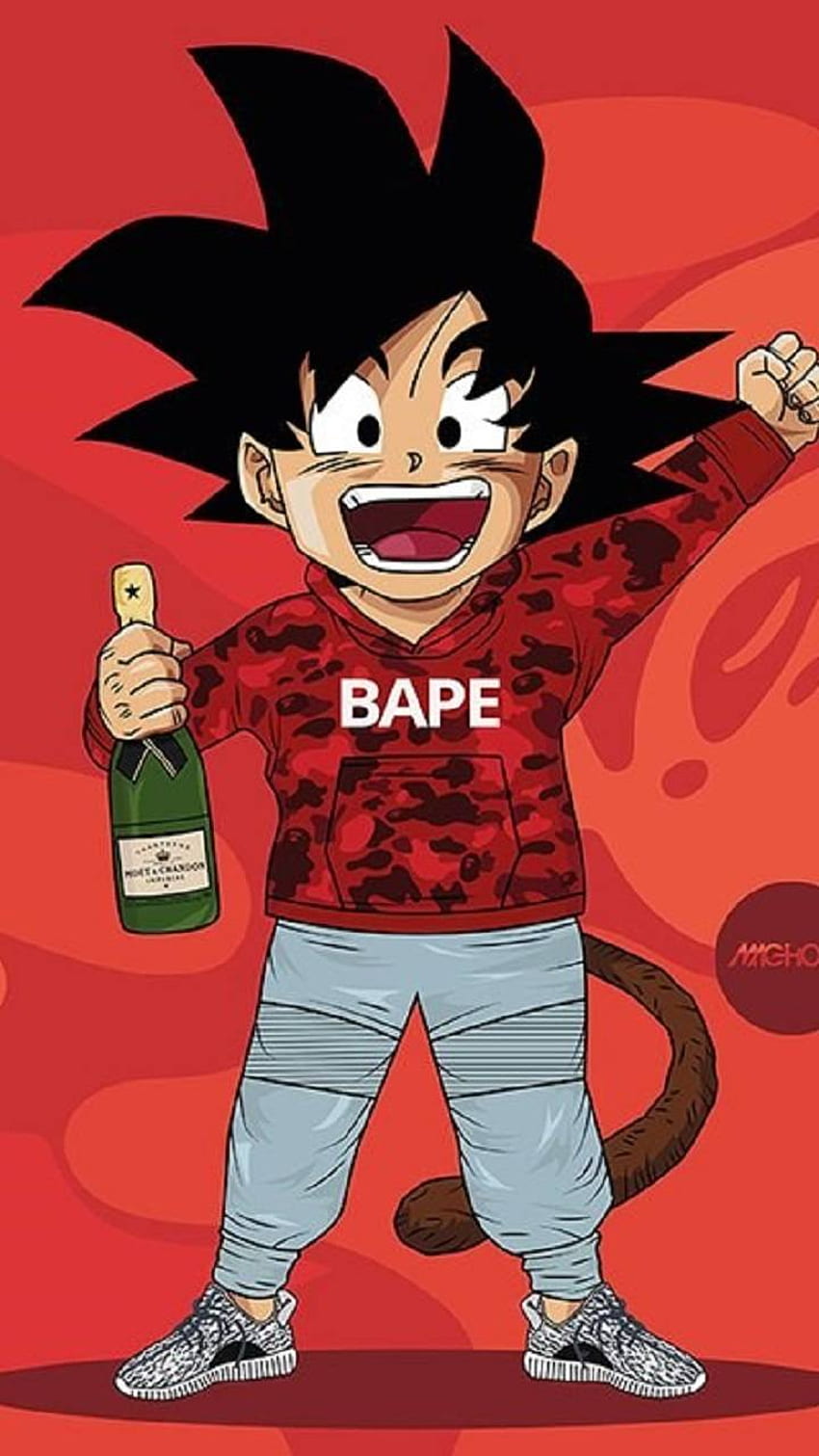 Goku bape goku nike fondo de pantalla del teléfono | Pxfuel