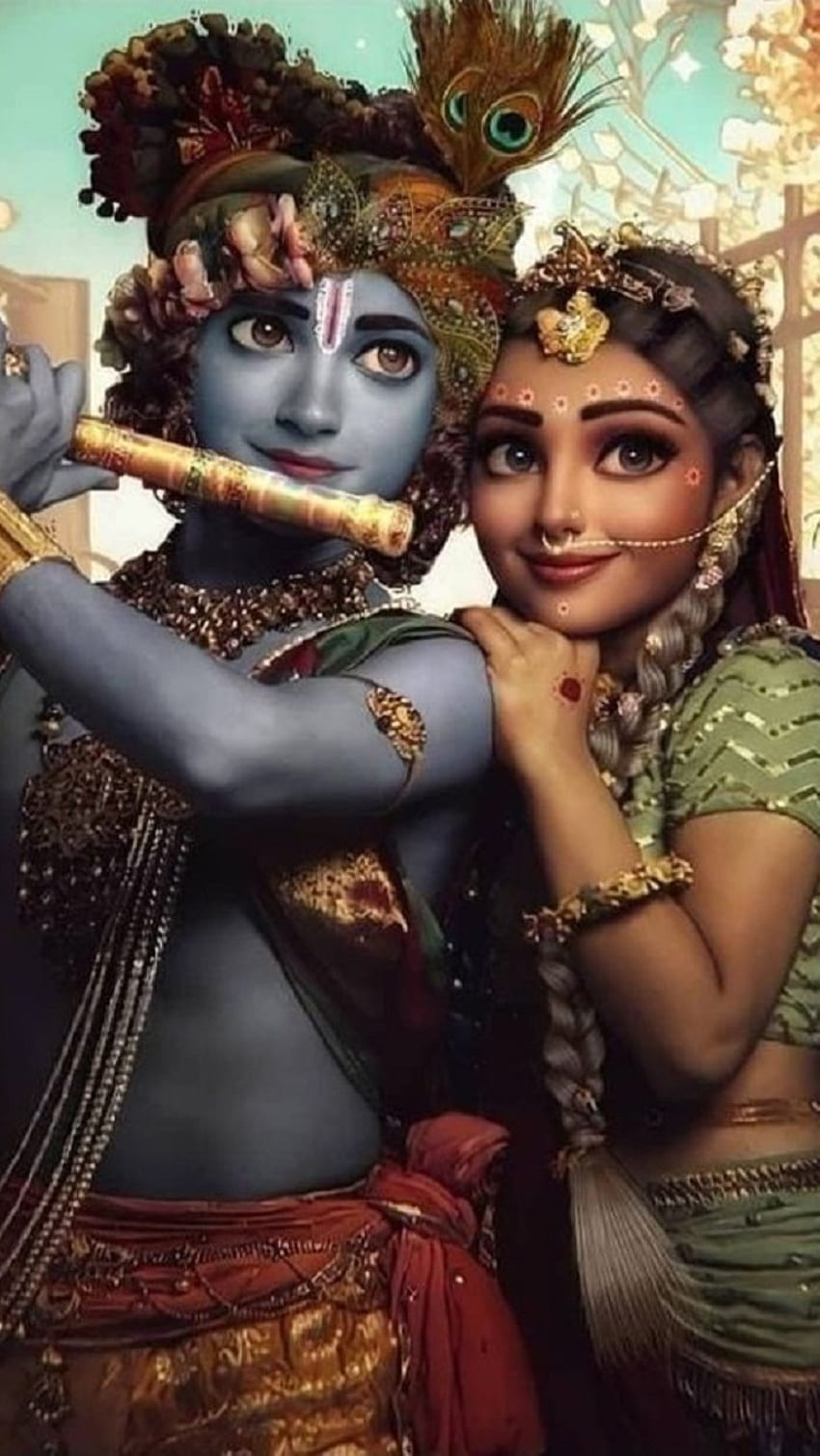 Radha Krishna, Herr, Gott, Krishna, Radha HD-Handy-Hintergrundbild
