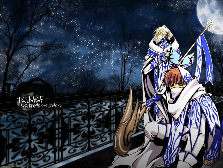 tsubasa blue night, night, anime, cool pic, tsubasa HD wallpaper