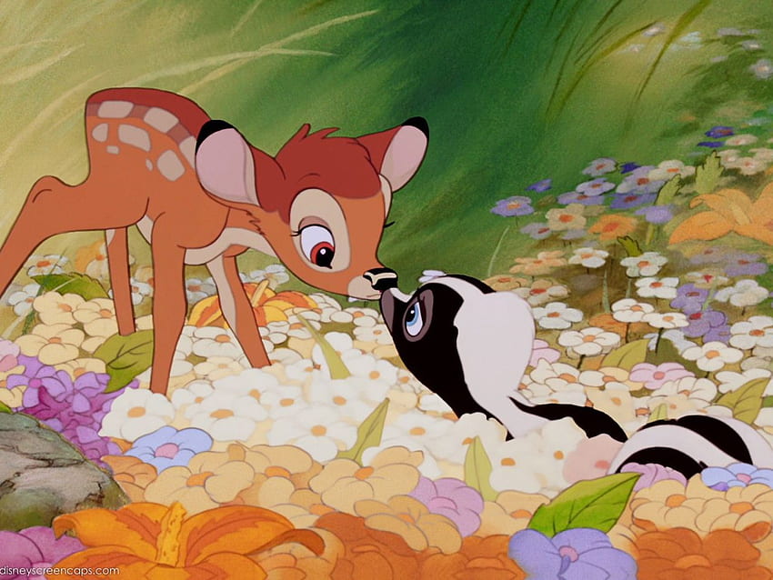 Bambi Flower (Page 3), Disney Bambi HD wallpaper