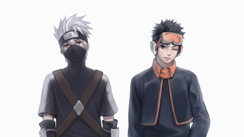 Kakashi Hatake Obito Uchiha Anime Naruto Obito ., Kakashi vs Obito fondo de pantalla