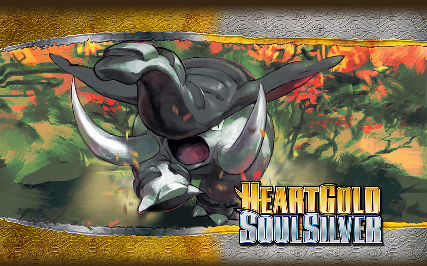 Donphan, Seelensilber, Herzgold, Pokémon HD-Hintergrundbild