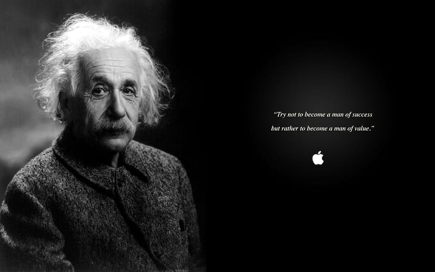 Das Beste aller Zeiten. Einstein-Zitate. Gedanken HD-Hintergrundbild