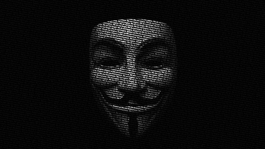Anonimowy hacker laptop, tło, i Tapeta HD