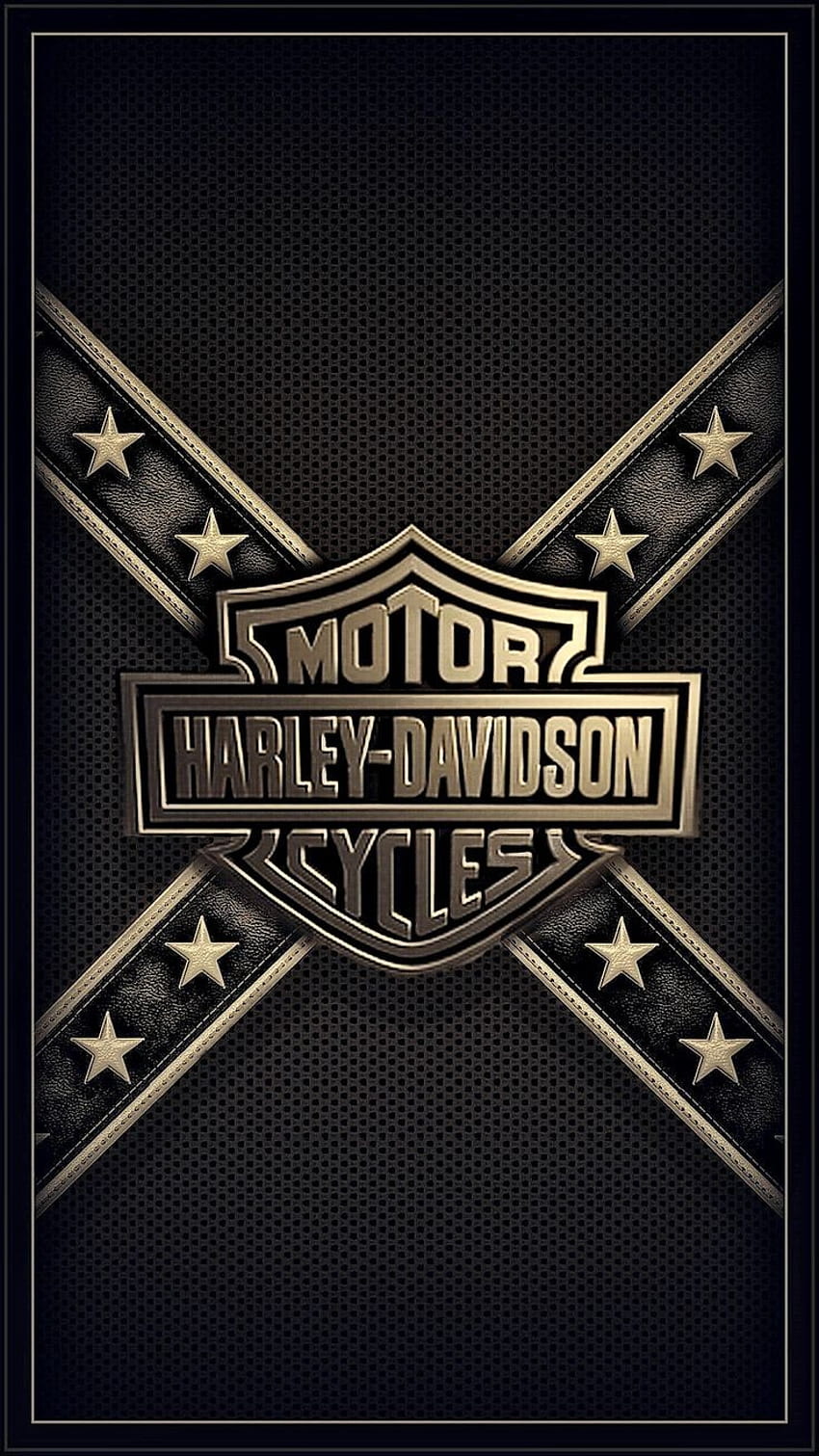 Harley Davidson, símbolo, simetría. fondo de pantalla del teléfono