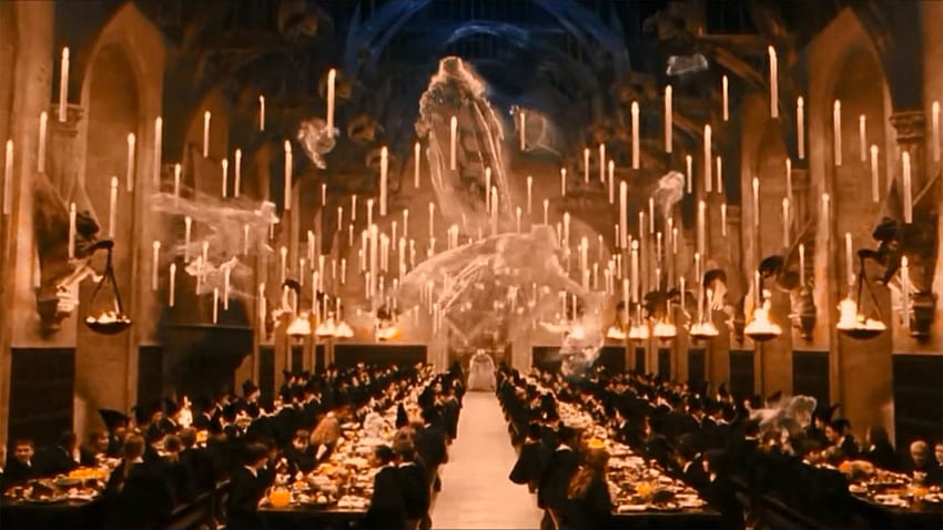 Harry Potter ve Felsefe Taşı, Hogwarts Büyük Salonu HD duvar kağıdı