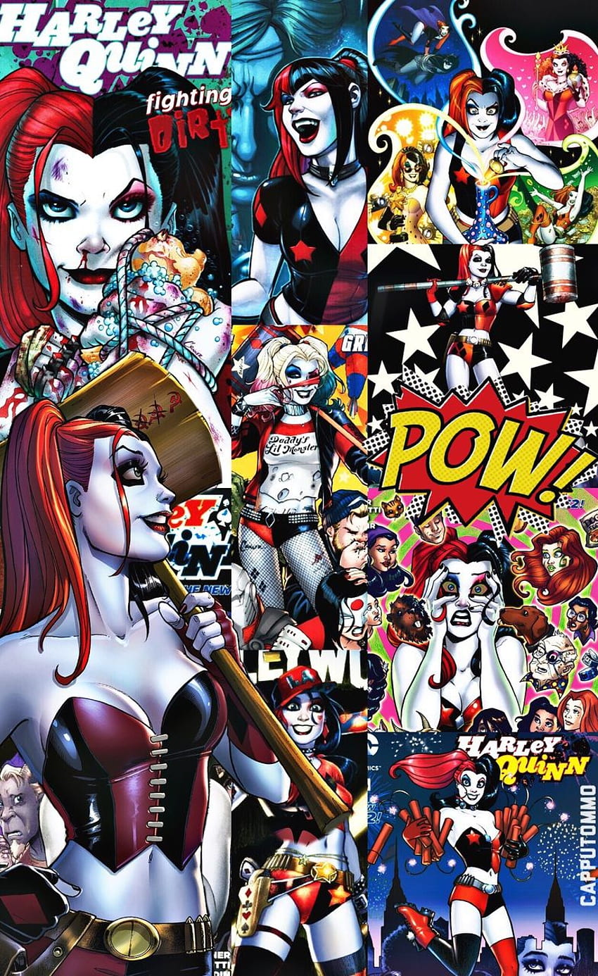 Harley Quinn New 52 заключен екран, направен от мен :), Harley Quinn Aesthetic HD тапет за телефон