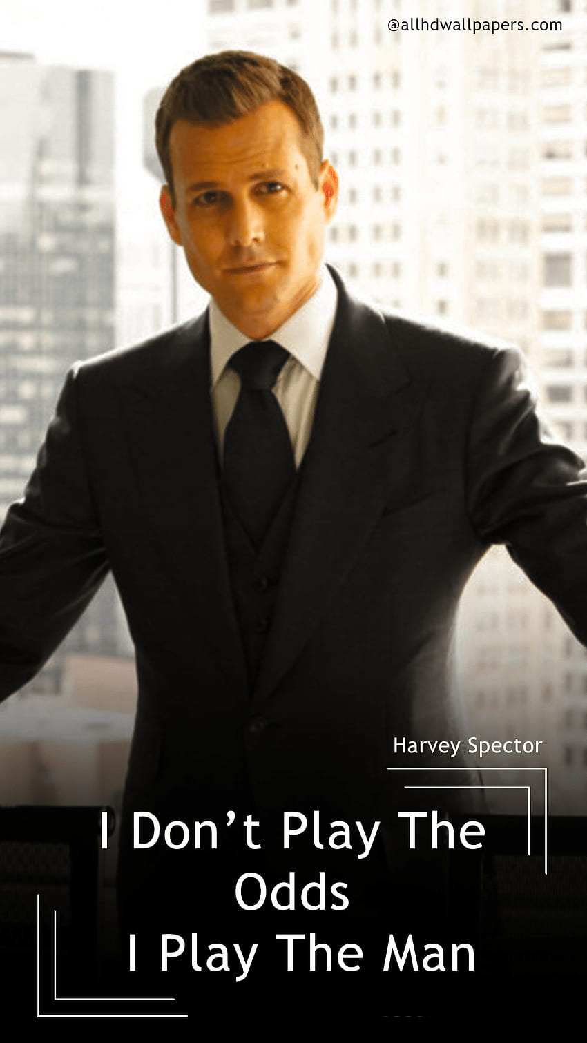 Harvey Spectre の名言は、一生懸命働くことを促します - Harvey Spectre シーズン 4 - & 背景、スーツの名言 HD電話の壁紙