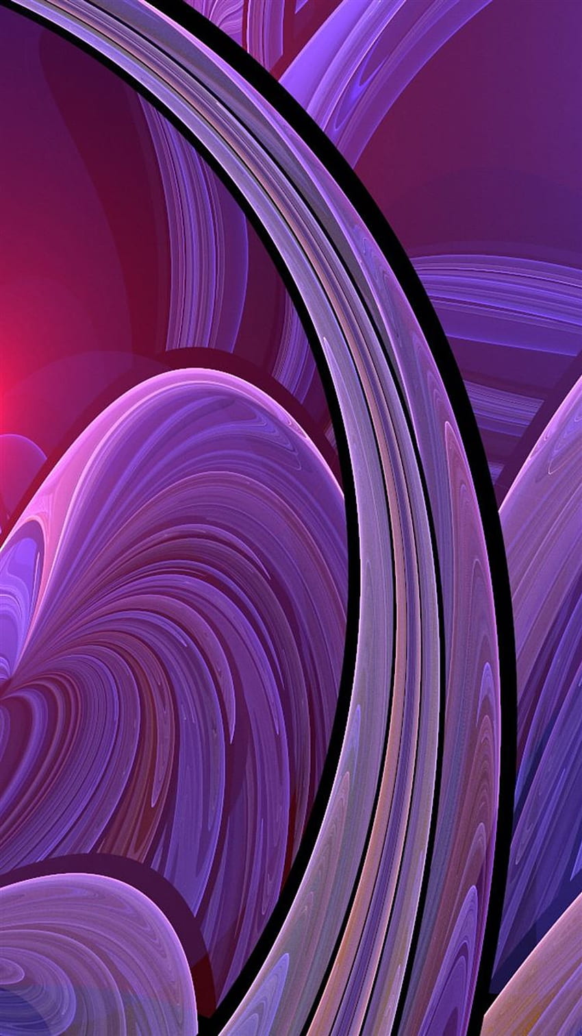 Abstract Stunning Purple Swirl Painting iPhone 8 HD phone wallpaper