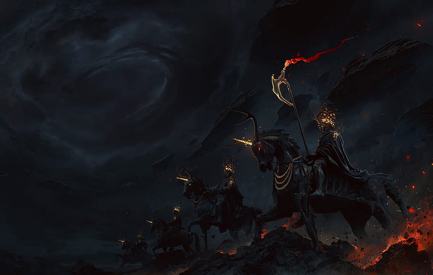 The 4 horsemen of the Apocalypse :, Four Horsemen HD wallpaper