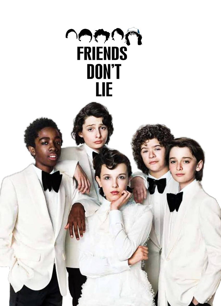 Friends Dont Lie Stranger Waffle Heart Shaped Eleven  Friends Dont Lie  Transparent PNG  1024x1024  Free Download on NicePNG